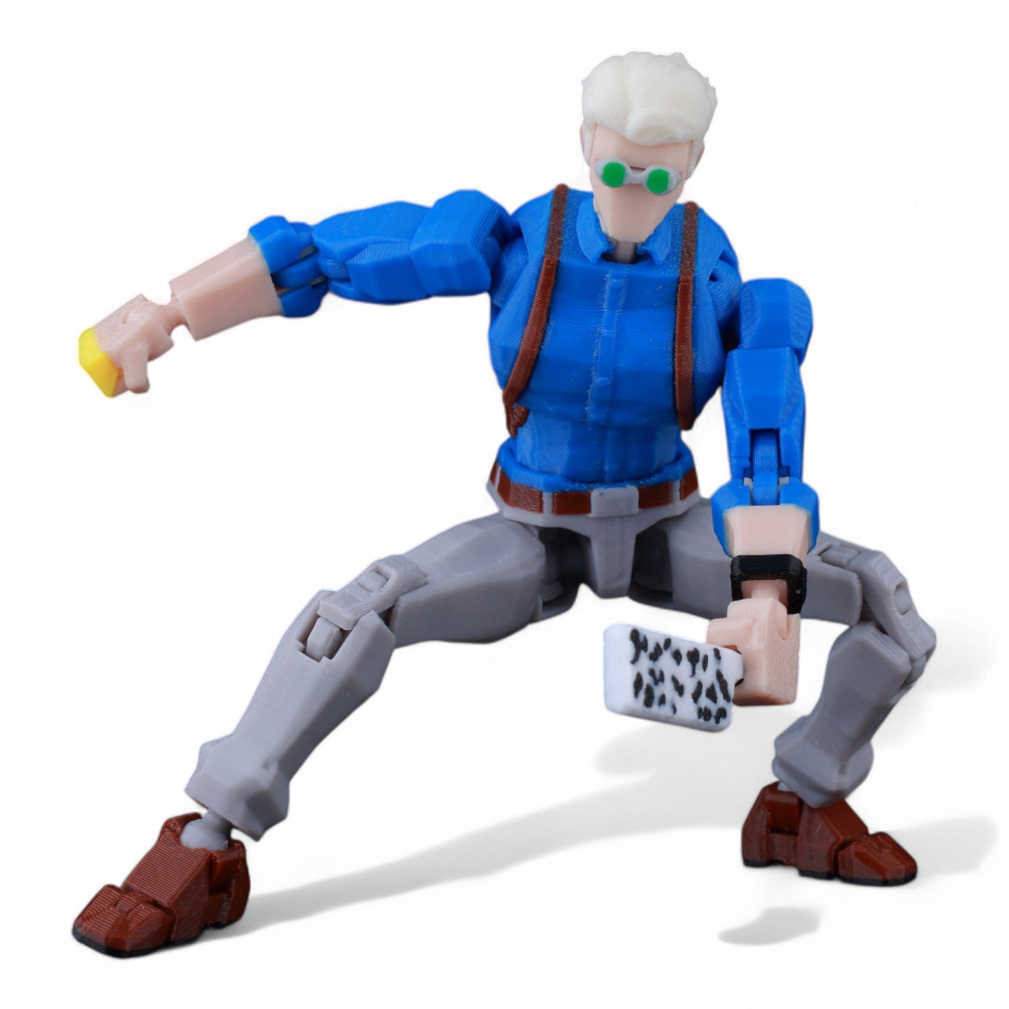 Articulated Kento Nanami figure in dynamic stance