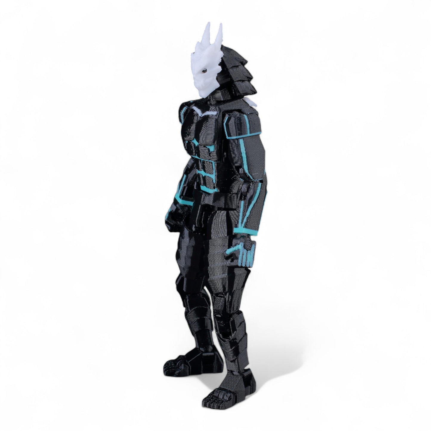 Side view of Kafka Hibino action figure showing articulation and sculpt