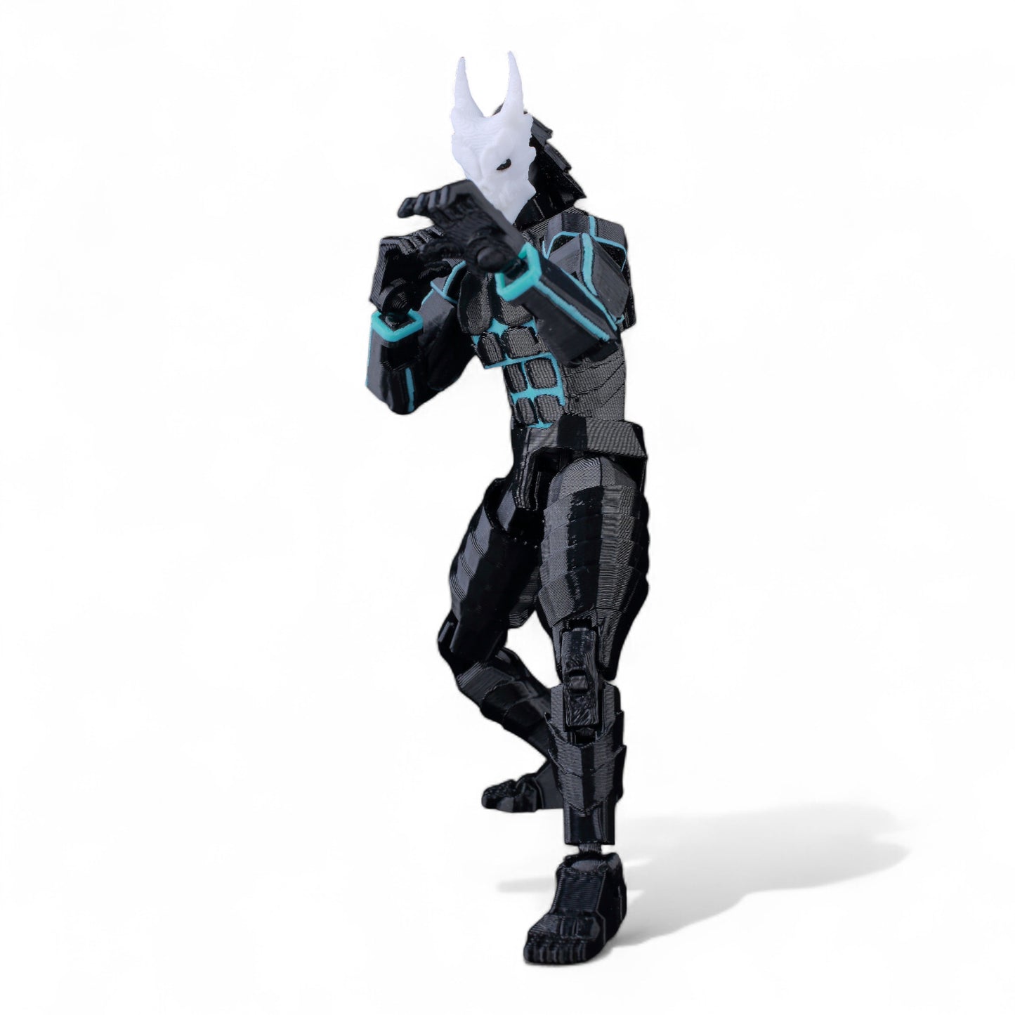 Kafka Hibino figure posed in mid-attack – expressive joint flexibility