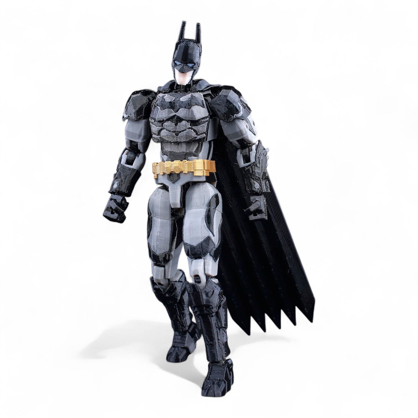 Close-up of Batman’s cowl and facial sculpt – Titan13 figure