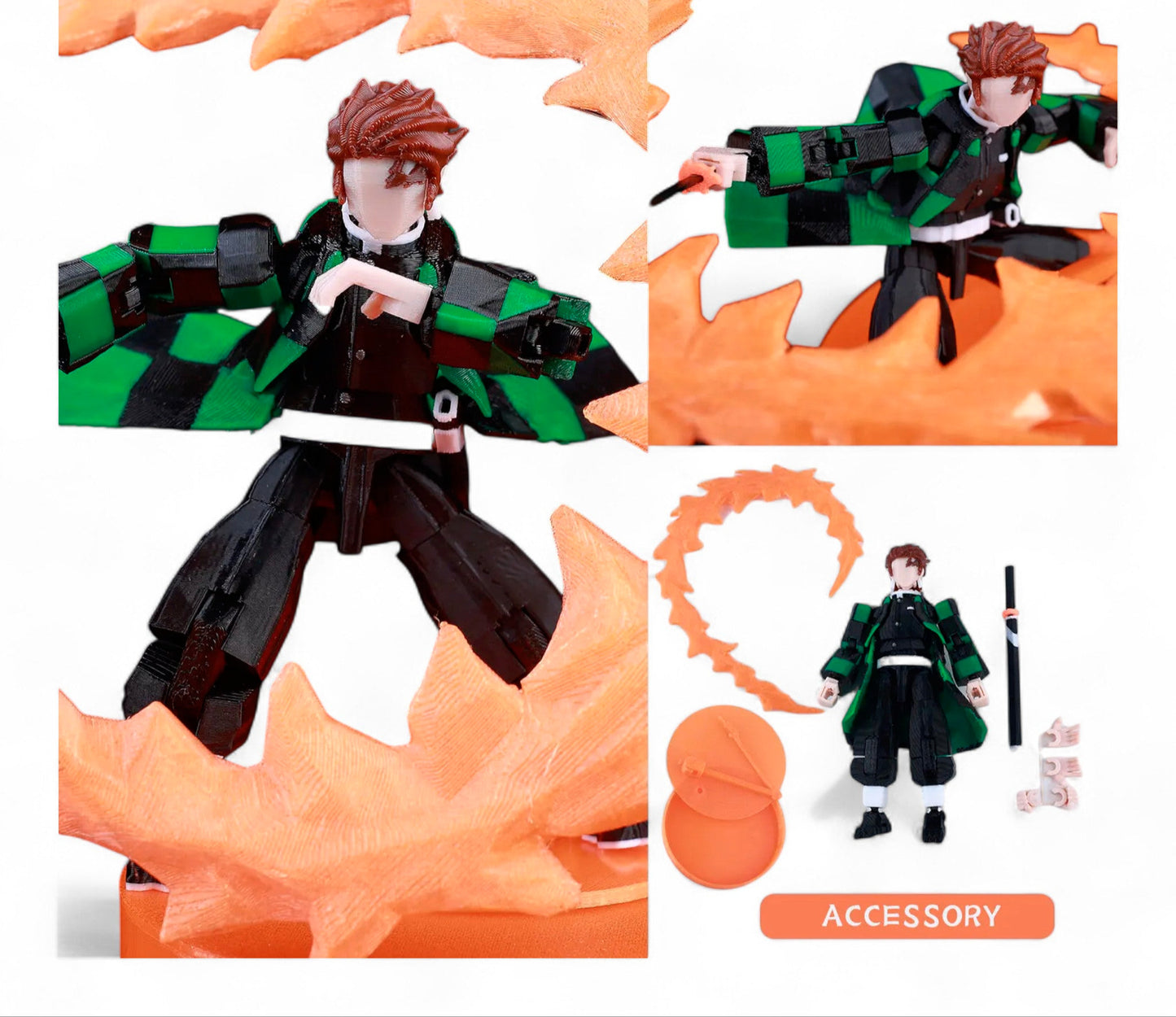 Tanjiro Kamado – Articulated Demon Slayer Figure