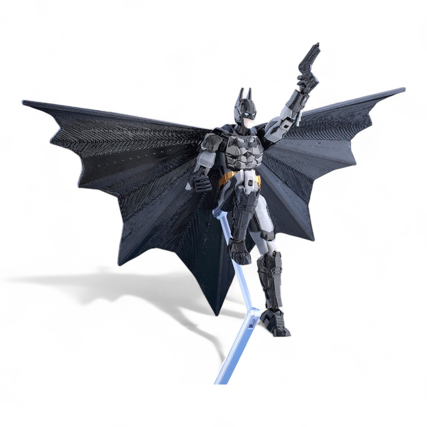 Dramatic Bat-pose: Batman figure with T13 articulation