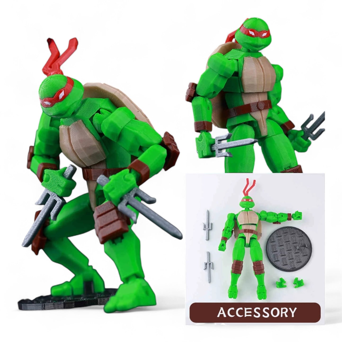 Teenage Mutant Ninja Turtles – Articulated TMNT Figure Pack