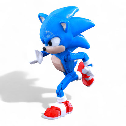High-speed action pose of Sonic figure – Titan13 collectible
