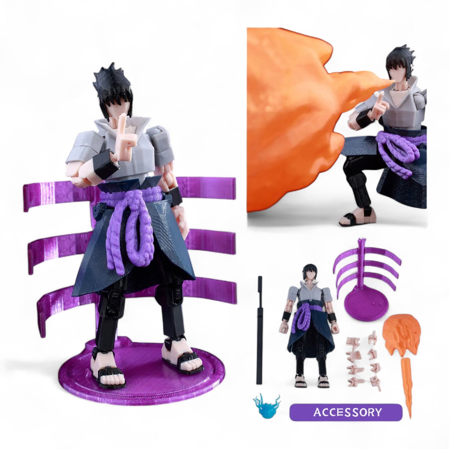 Sasuke Uchiha – Articulated Naruto Figure