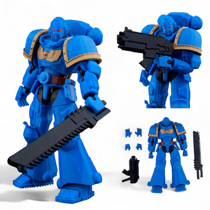 Warhammer Space Marine – Articulated Sci‑Fi Figure