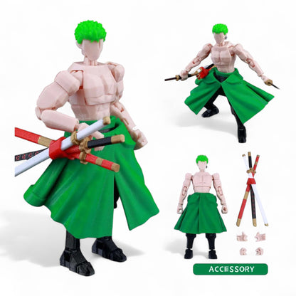 Zoro – Articulated One Piece Swordsman Figure