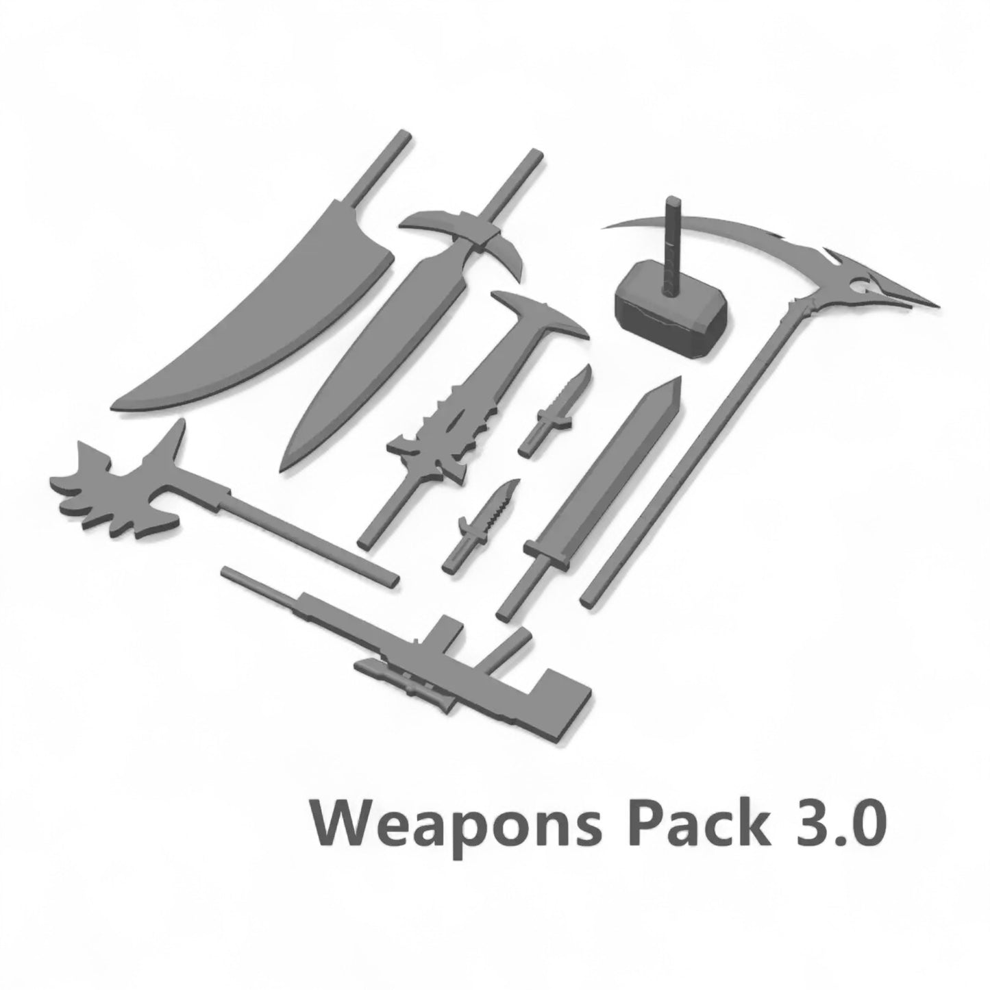 Selection of dummy 13 weapon accessories 