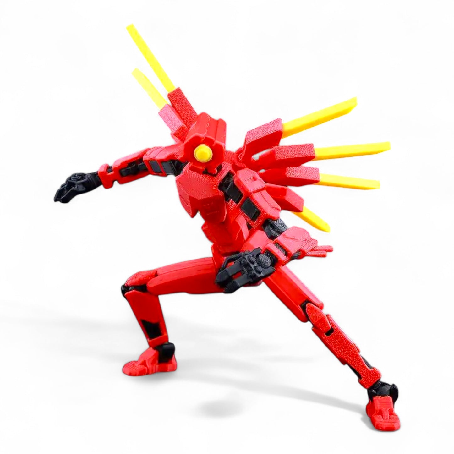 Articulated Ultrakill V1 figure in dynamic action pose