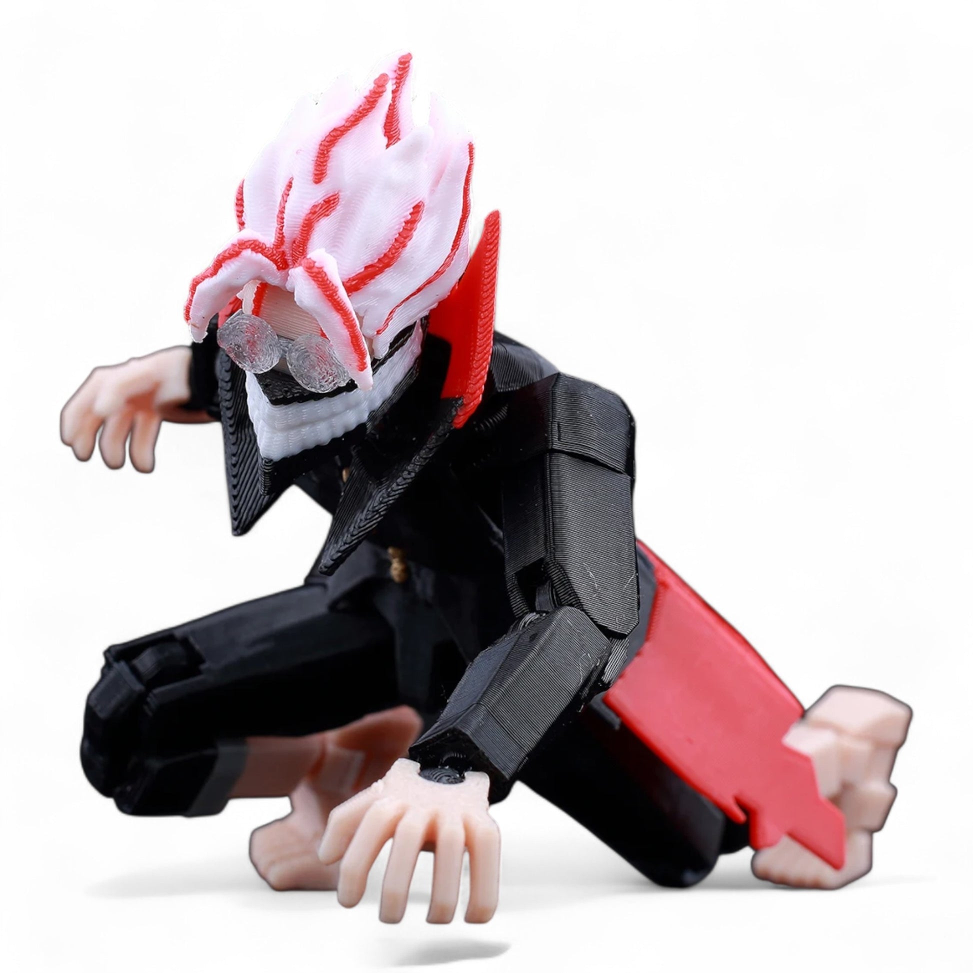 Poseable Ken Takakura Turbo Granny figure in aggressive stance