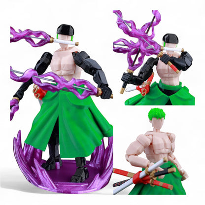 Zoro – Articulated One Piece Swordsman Figure