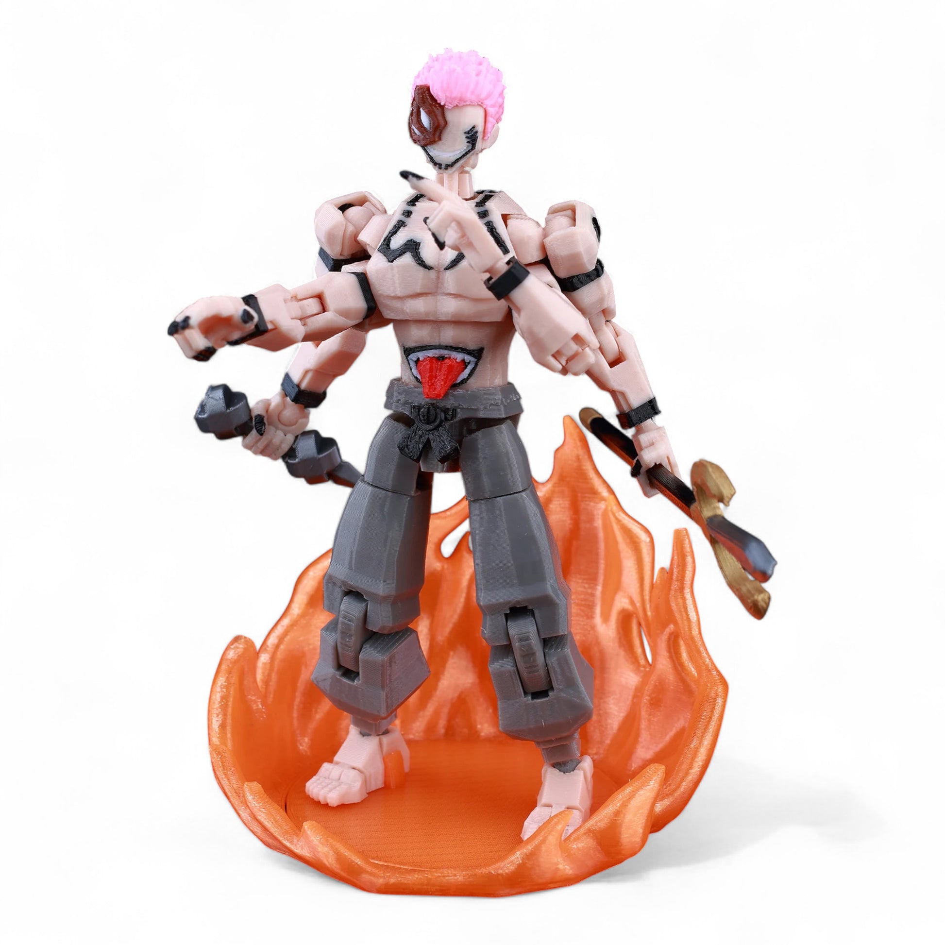 Powerful pose of Sukuna figure – Titan13 collectible