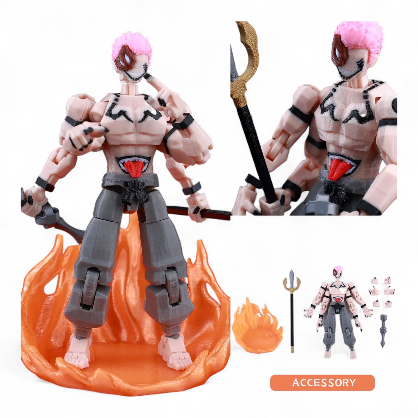 Sukuna – Articulated Jujutsu Kaisen Figure