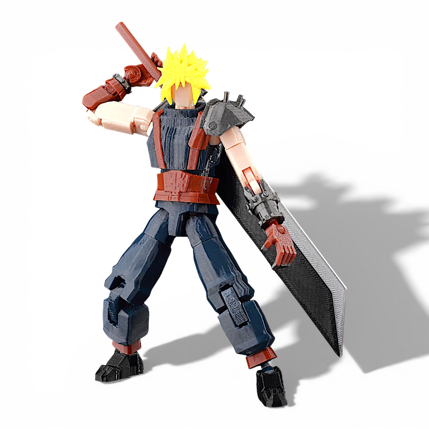 Cloud Strife – Articulated Buster Sword Hero Figure