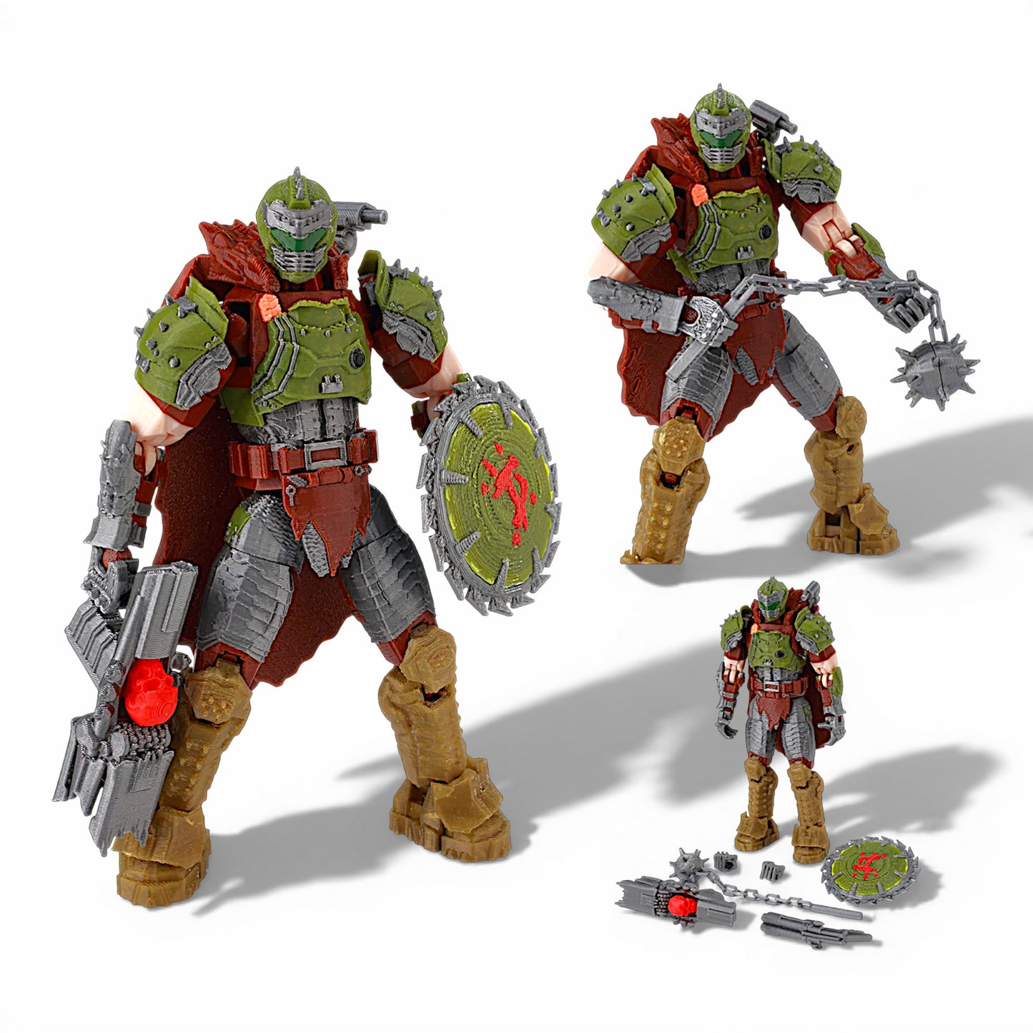 Doom Slayer – Articulated Demon-Hunting Warrior Figure