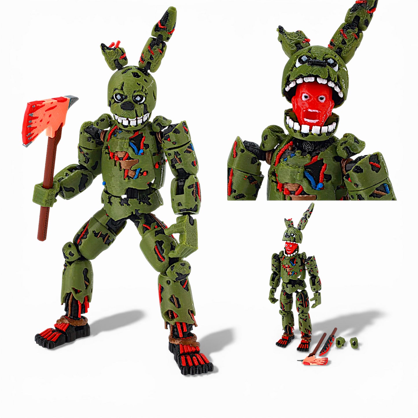 Springtrap – Articulated Animatronic Horror Figure